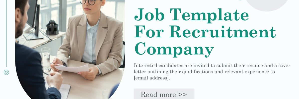 Job Template For Recruitment Company Job Template For Recruitment Company