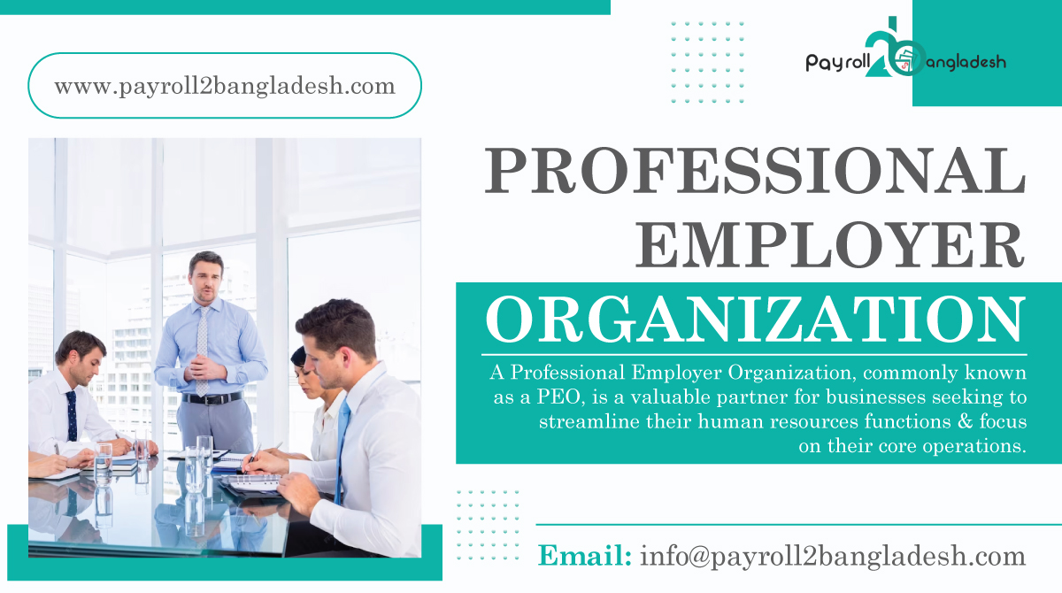 Professional Employer Organization Professional Employer Organization