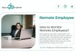 How to Monitor Remote Employees